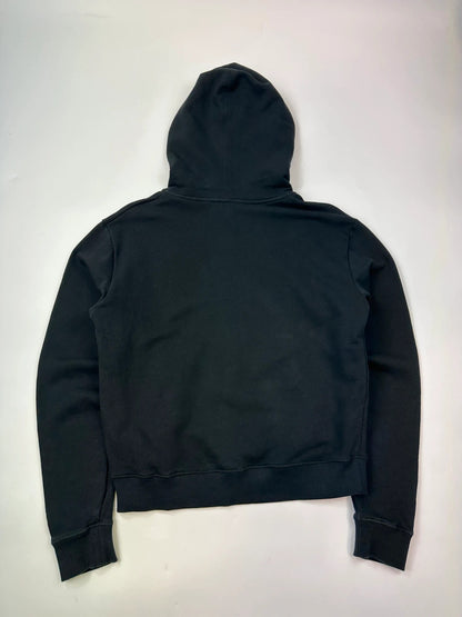 Saint Laurent 2018 Studded Strass Cat Eyes Black Hoodie