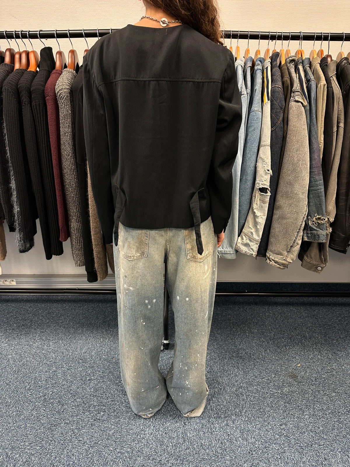 Marithé + François Girbaud 90’s Dress Casual Black Jacket