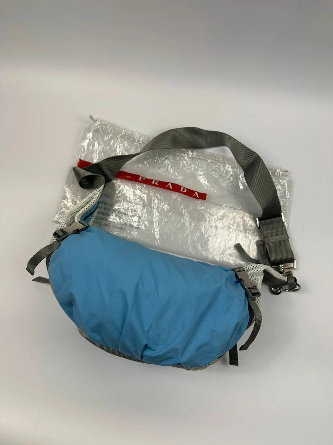 Prada Sport 00´s Mesh sky blue Sling Bag crossbody bag