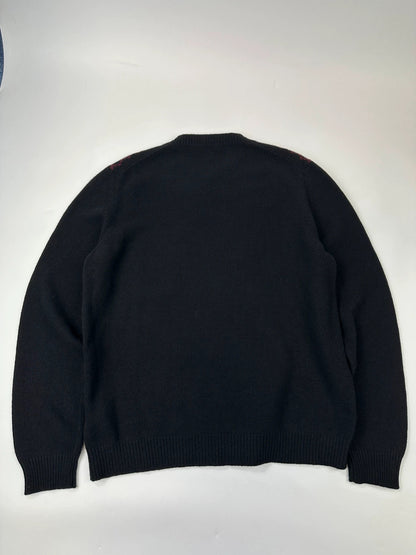 Prada Milano FW2018 Black Wool & Cashmere Knit Sweater