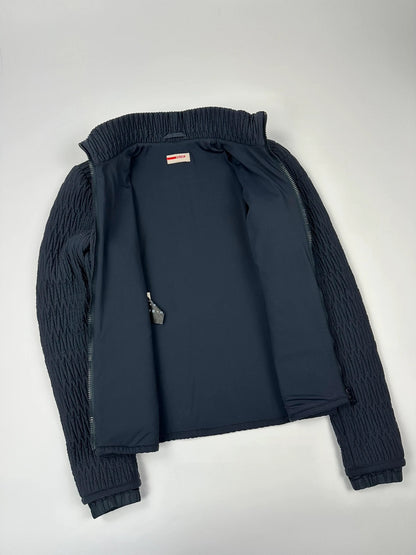 Prada Sport FW2011 Plissé Navy Blue Jacket