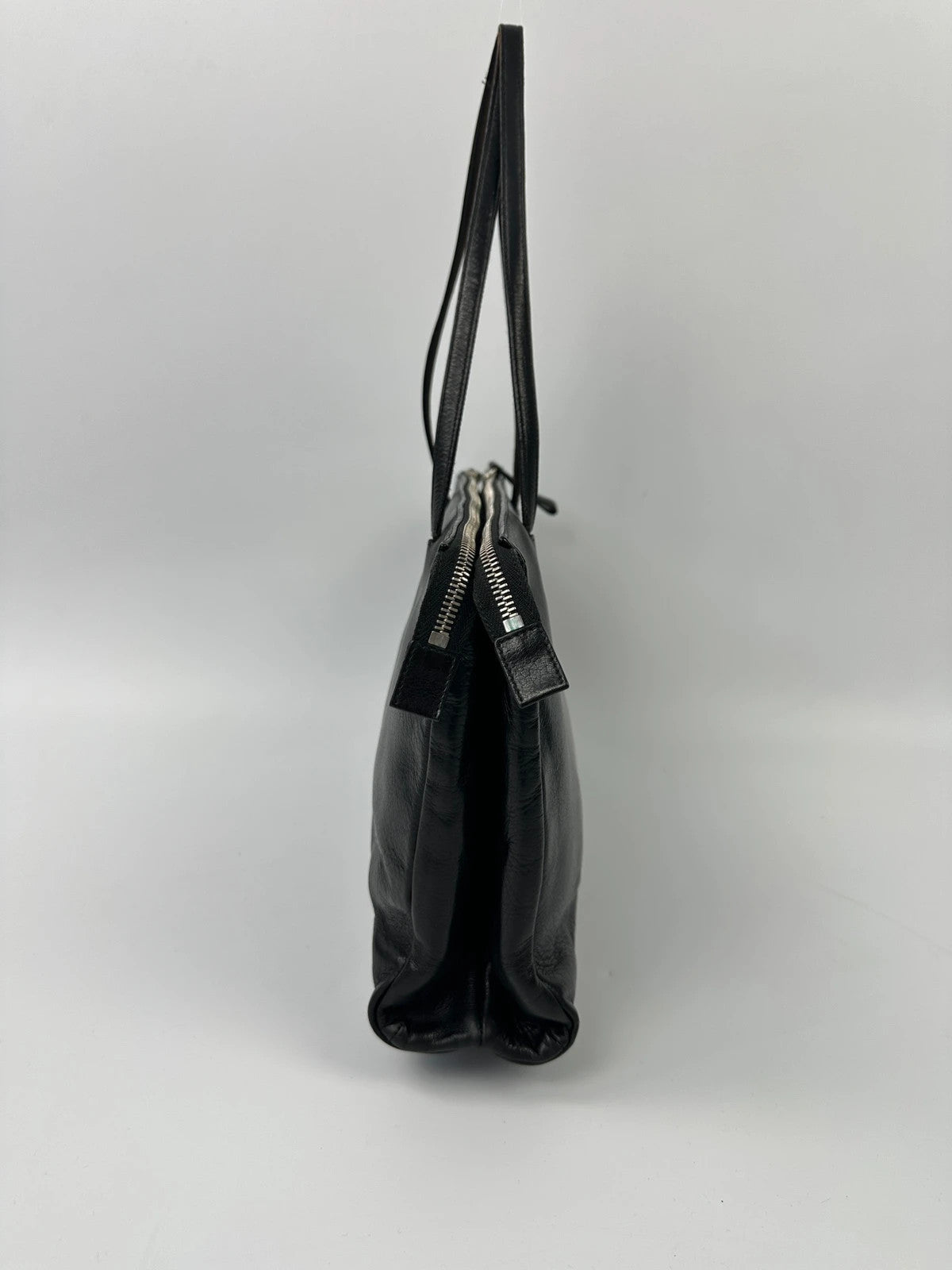 Miu Miu 90’s Black Leather ShoulderBag Rectangular