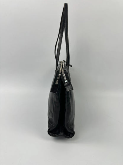 Miu Miu 90’s Black Leather ShoulderBag Rectangular