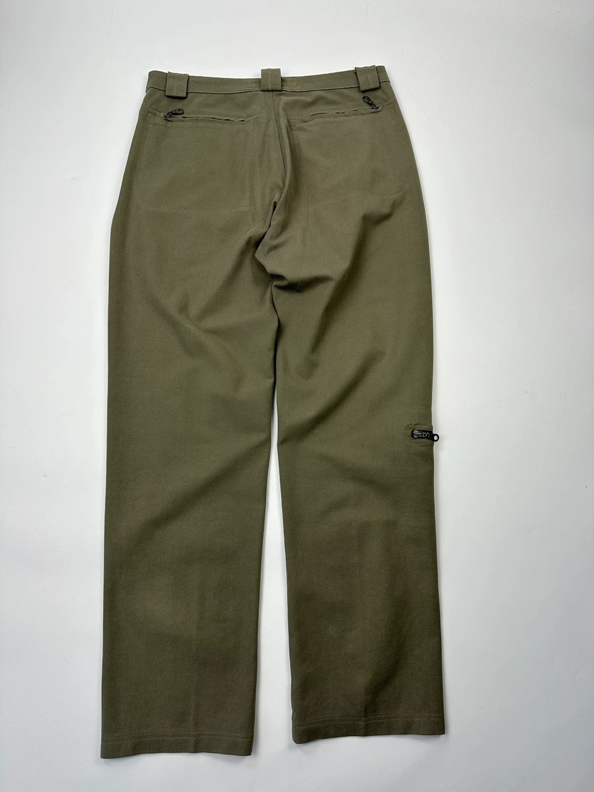 Marithé + François Girbaud 00’s Khaki Tech Zip Pants