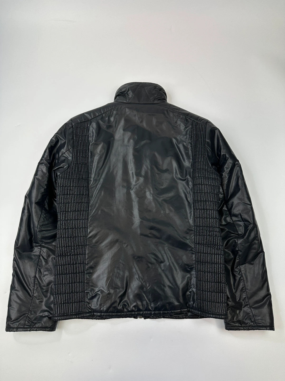 Prada Sport FW2008 Black Crinkle Nylon Padded Jacket