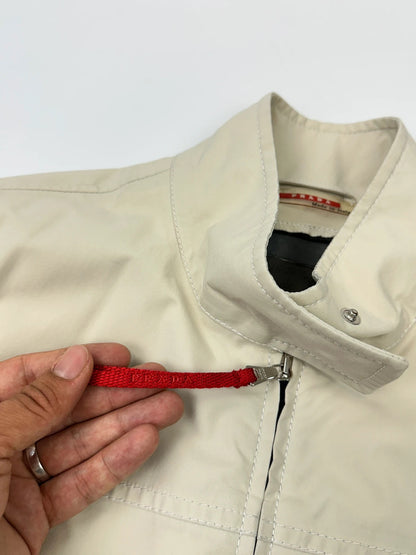Prada Sport SS2000 Nylon Beige Gore-Tex Rain Jacket