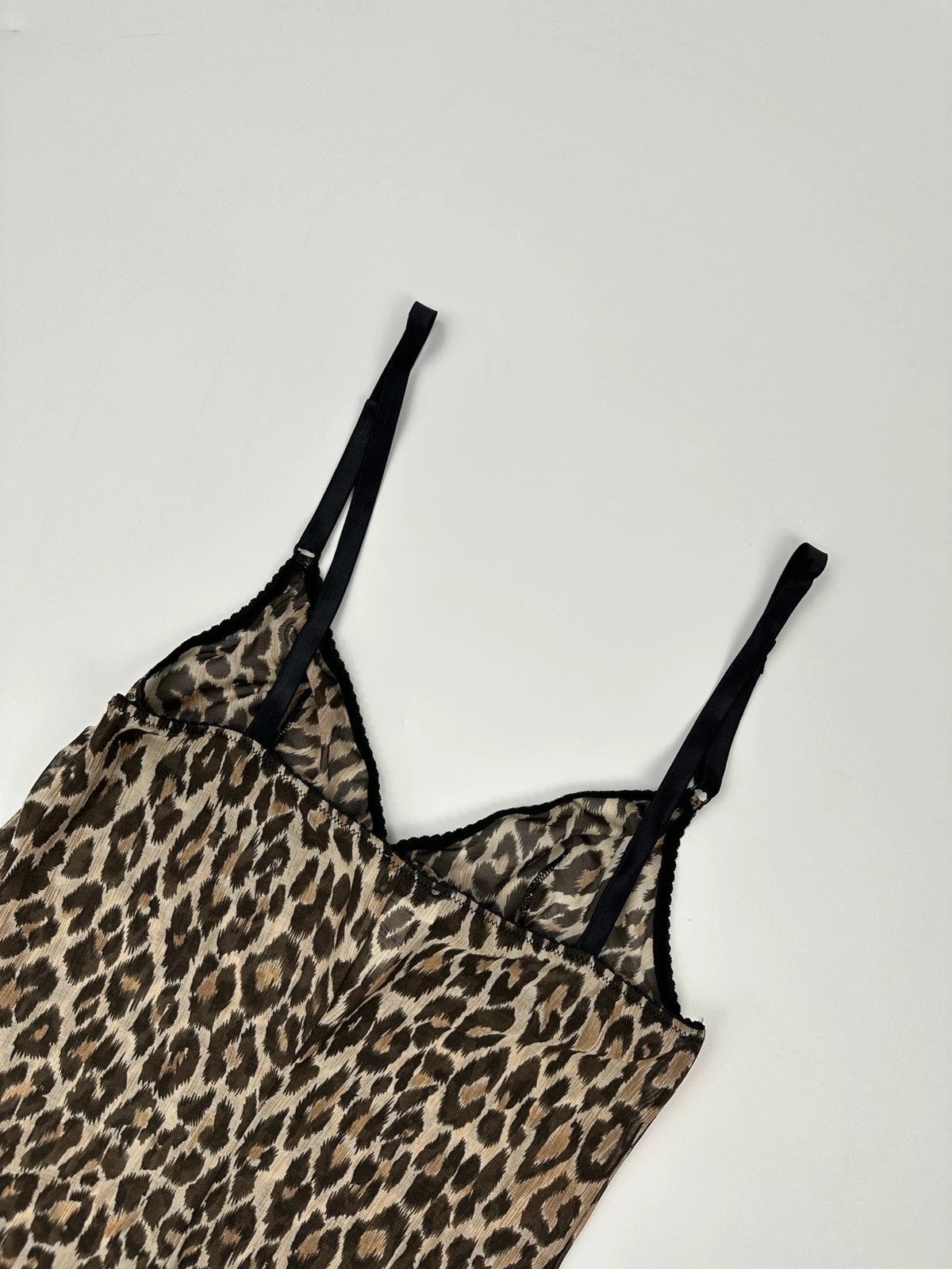 Dolce & Gabbana Leopard Print Mini Dress