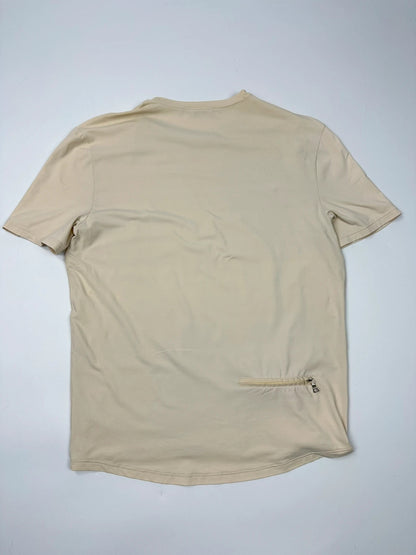 Prada Sport 00’s Beige Tee Short Sleeves Zip Pocket