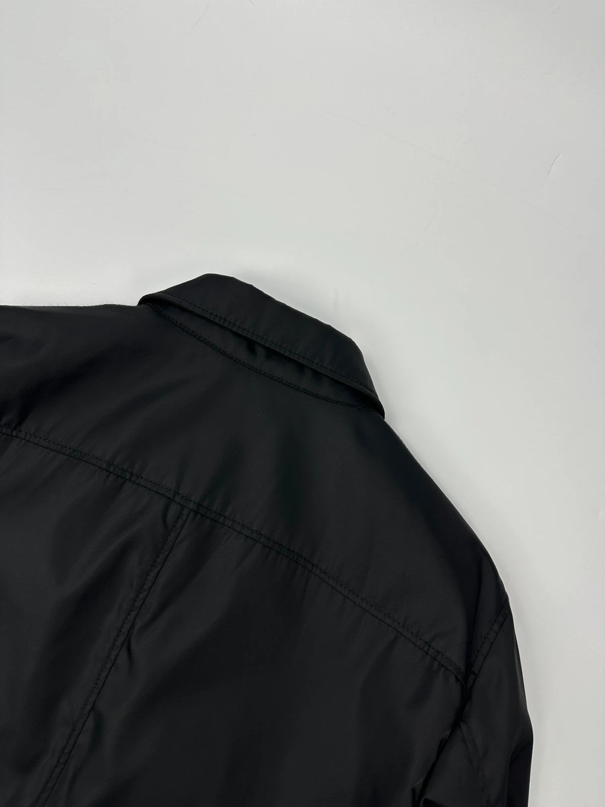 Prada Milano FW2007 Black Shirt Nylon Jacket