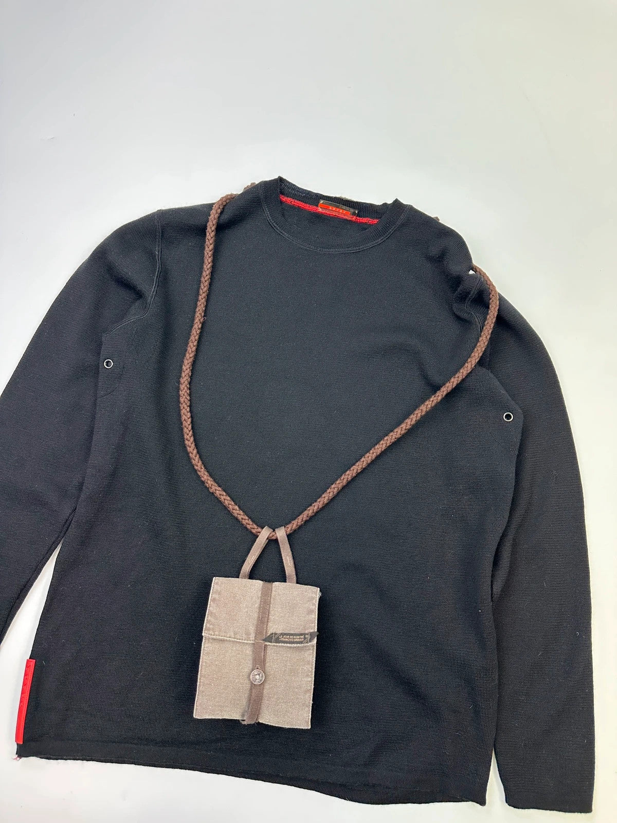 Marithé + François Girbaud 90’s Brown Canvas Everyday Pouch Bag