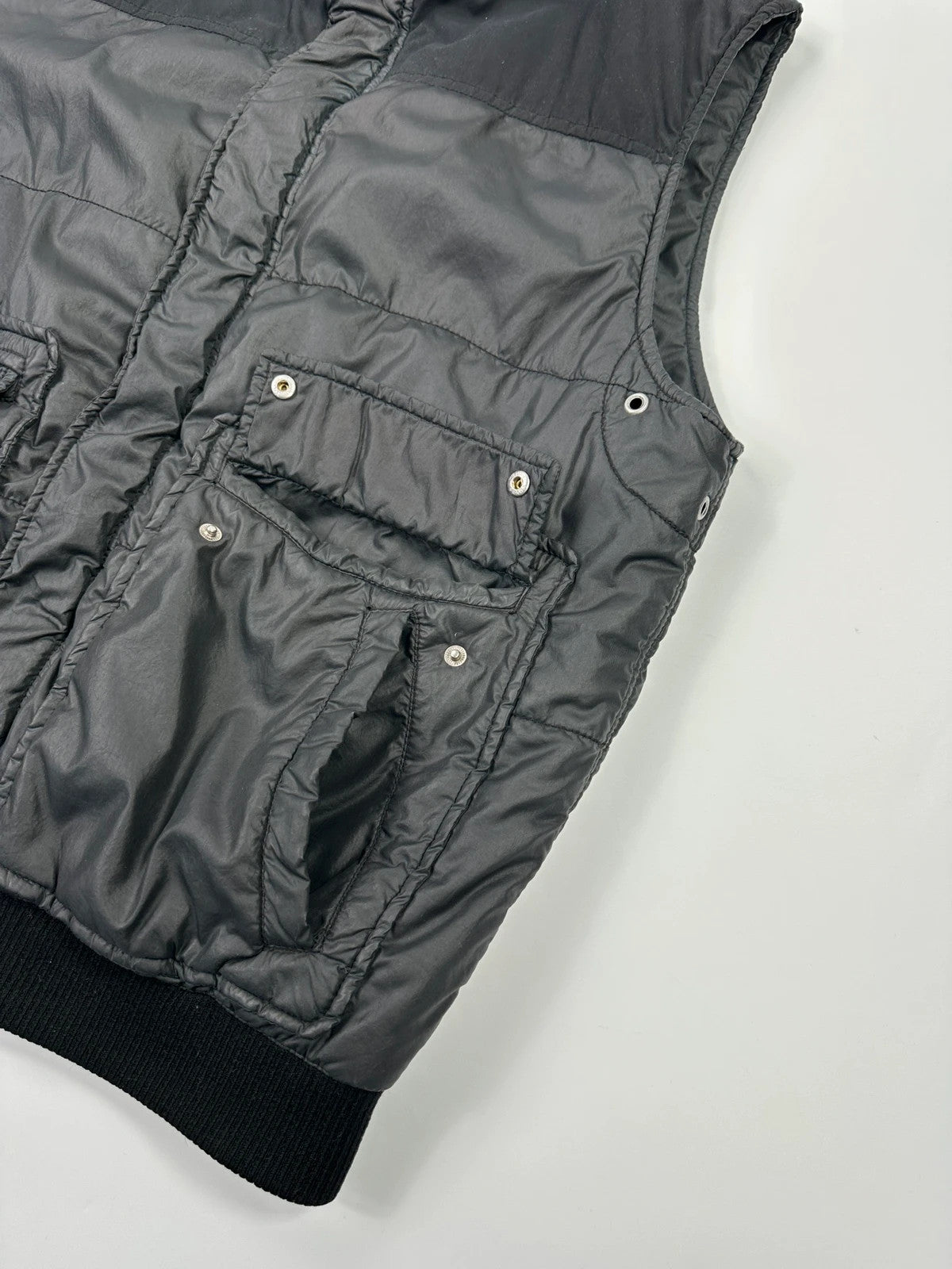 Prada Sport FW2006 Black Sleeveless Puffer Jacket