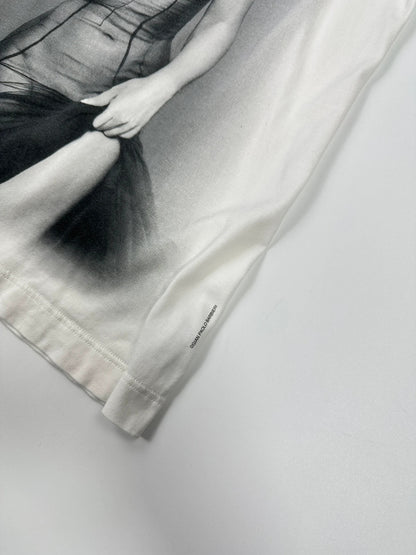 Dolce & Gabbana 2000s Monica Bellucci White Printed Tee