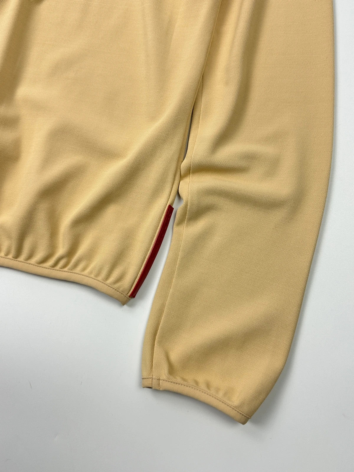 Prada Sport SS2000 Mesh Beige Hooded Nylon Jacket