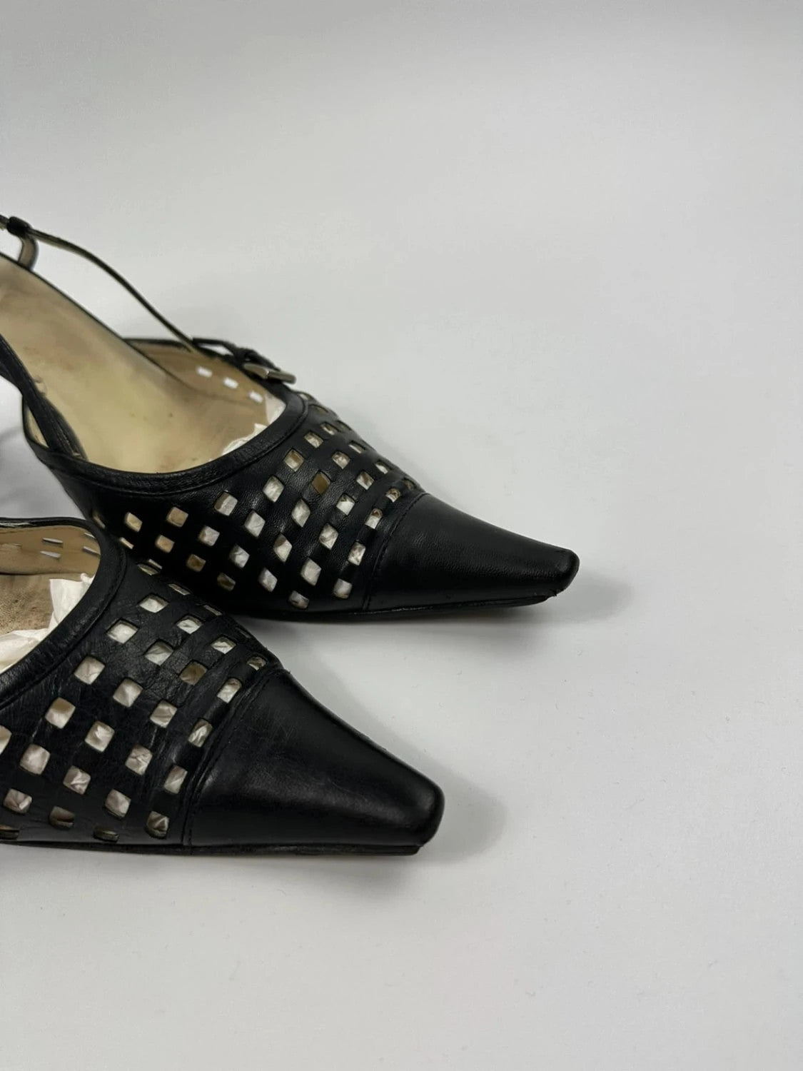 Prada 90’s Heels bumps escarpins talon bout pointu pointy toe