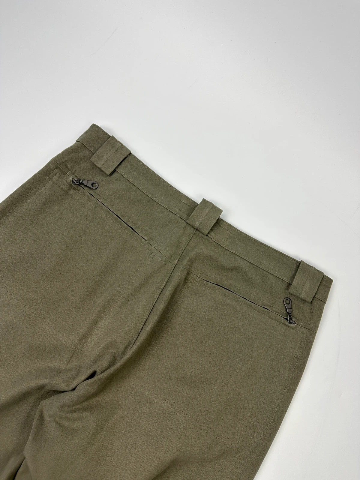 Marithé + François Girbaud 00’s Khaki Tech Zip Pants
