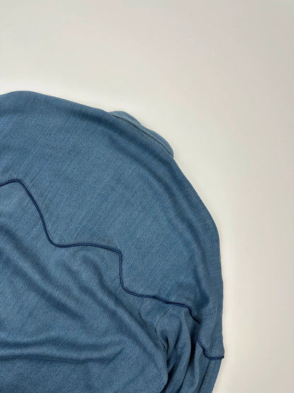 Marithé + François Girbaud 90’s Blue Oversized Shirt