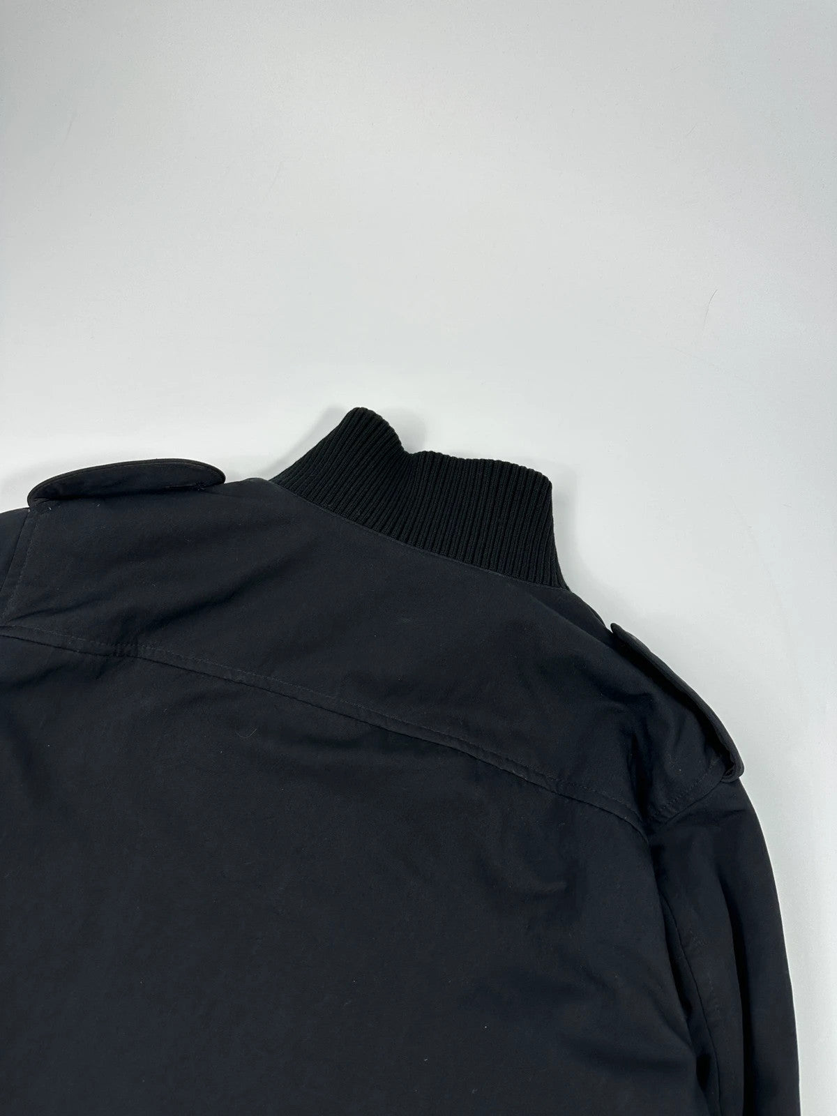 Prada Milano FW2008 Black Padded Army Multi Pockets Bomber Jacket