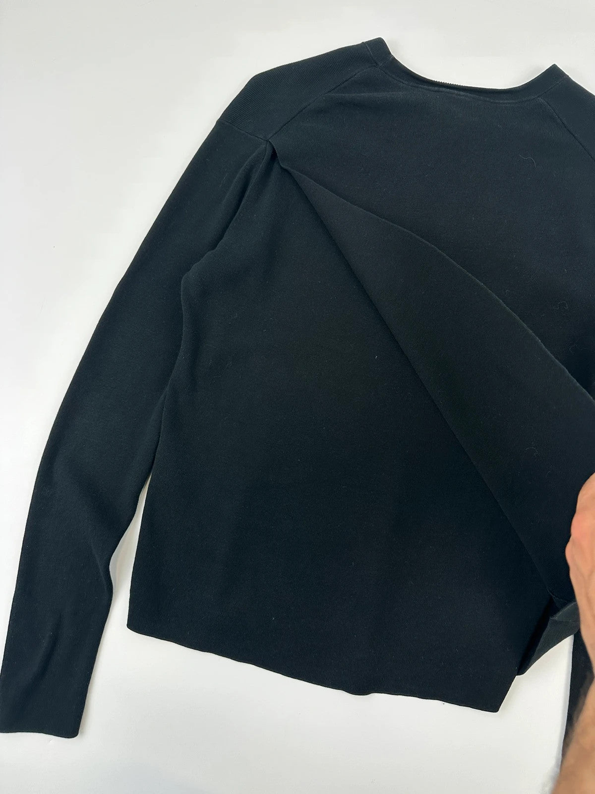 Acne Studio Back Structured Asymmetric Sweater