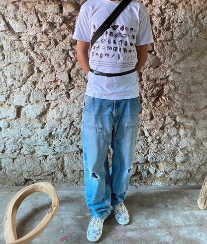 Prada Milano FW99 Orange Fur Holster Chest Crossbody Sling Bag