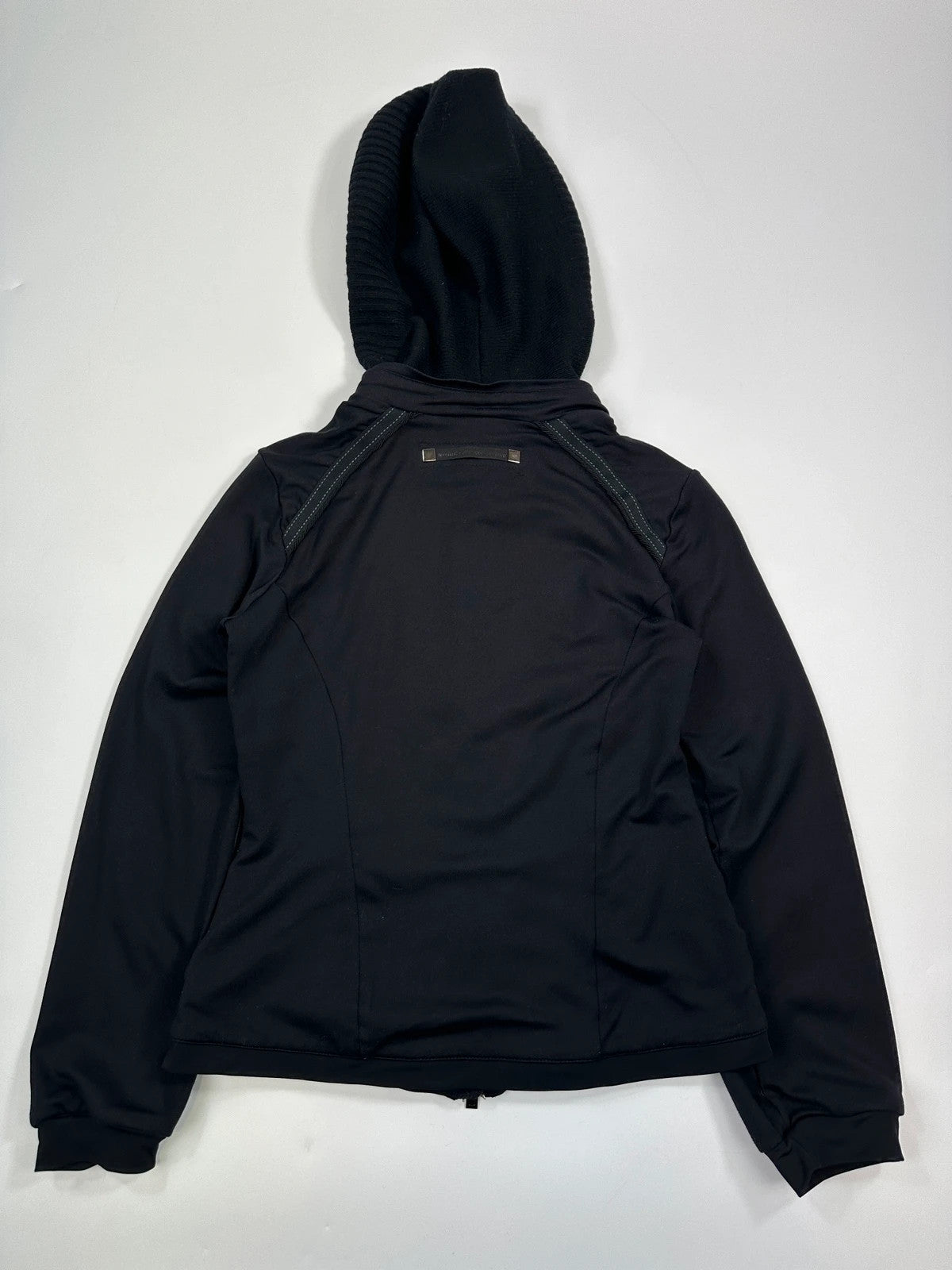 Marithé + François Girbaud 00’s Black Tech Hooded Jacket