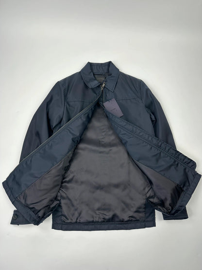 Prada Milano FW2019 Coat Navy Blue Nylon Padded Jacket