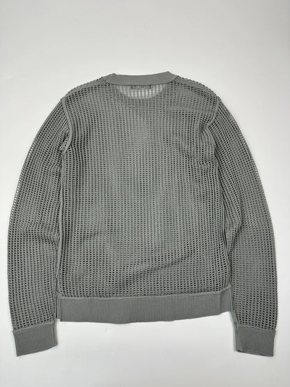 Dolce & Gabbana 00’s Grey Mesh Knit Sweater