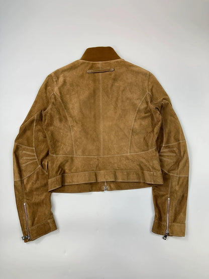 Prada Sport SS2002 Beige Suede Light Boxy Jacket