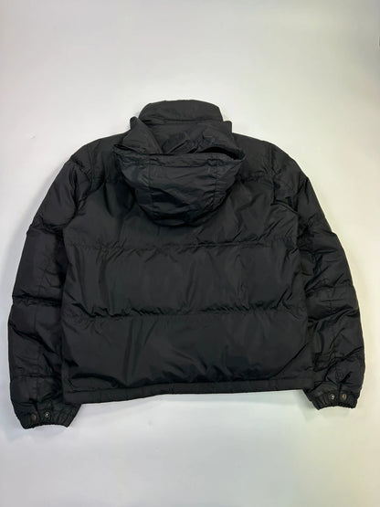 Prada Sport FW2008 Black Nylon Down Hooded Puffer Jacket