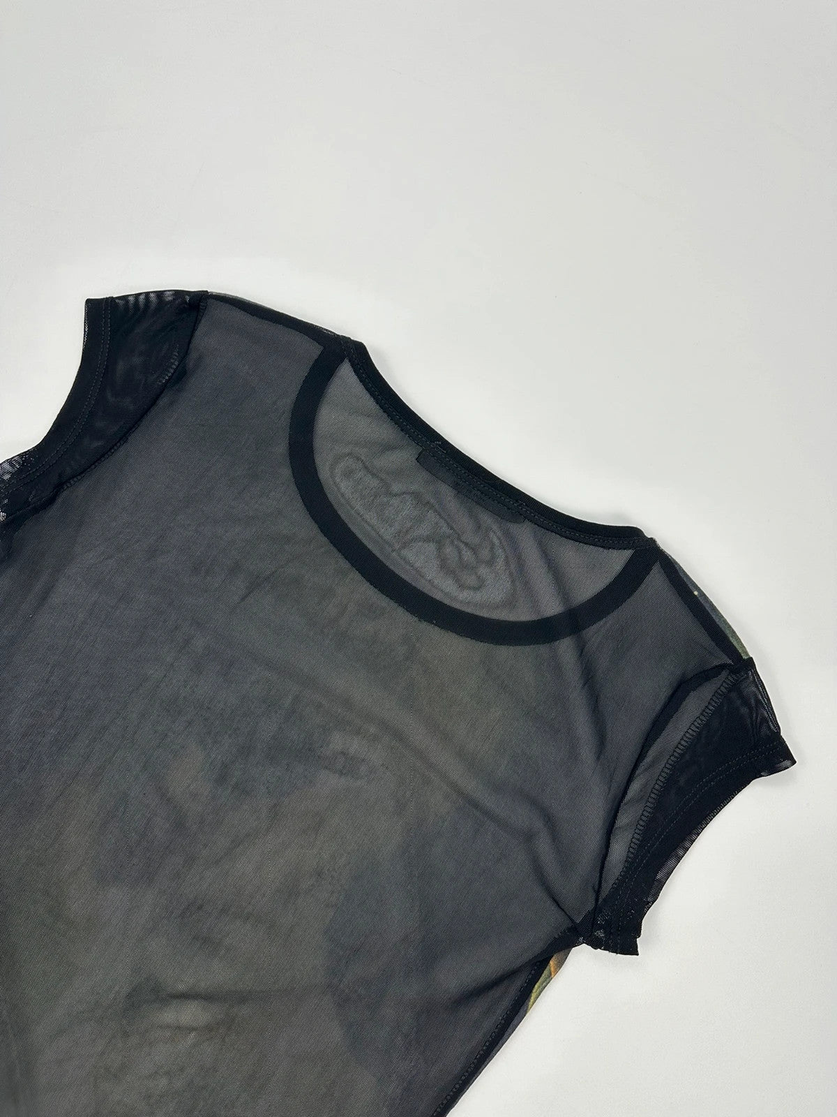 Dolce & Gabbana 00’s Mesh Strass Y2K Cyberpunk