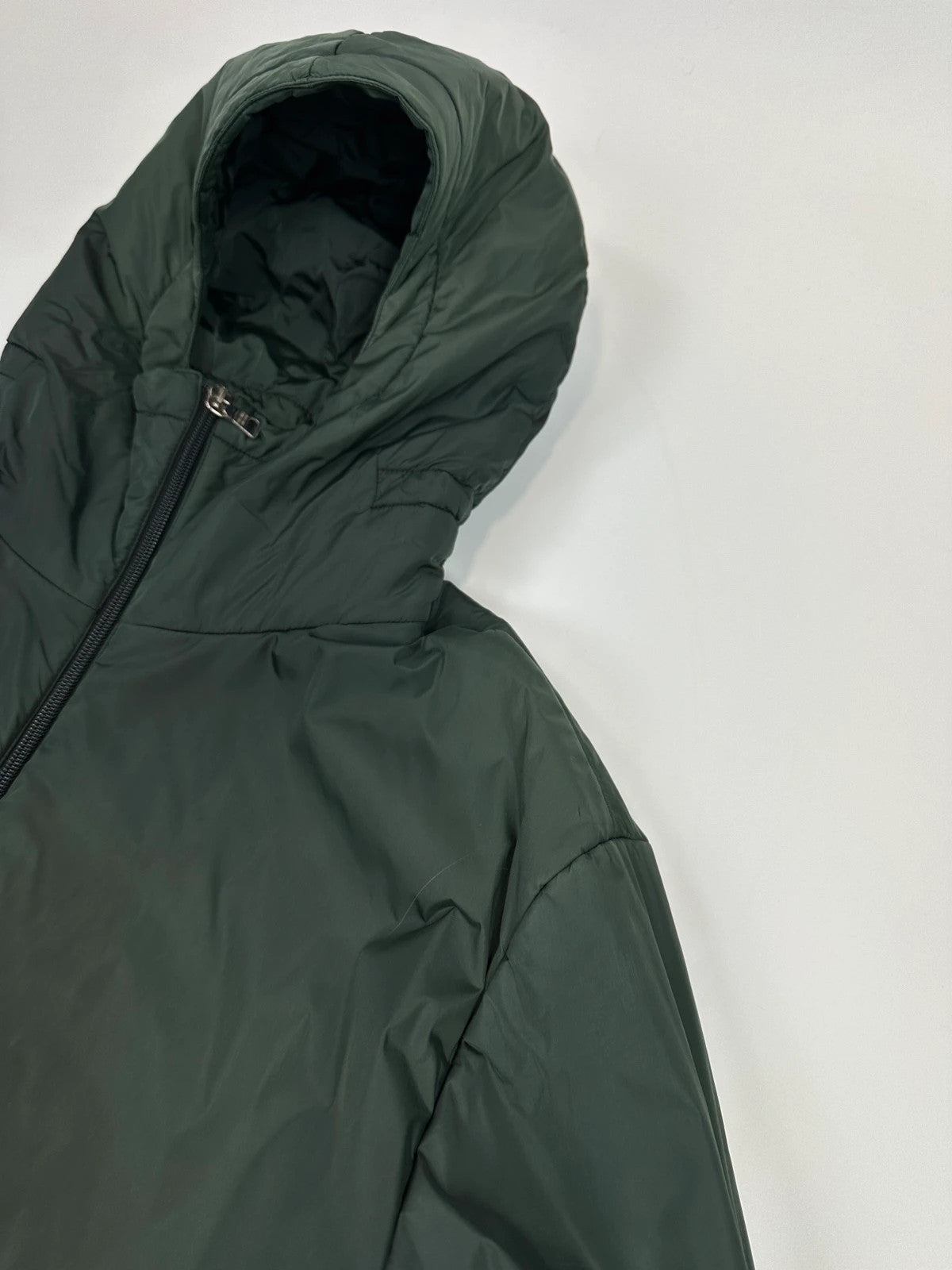 Prada Sport FW1999 Green 2In1 Technical Padded Hooded Jacket/Bag