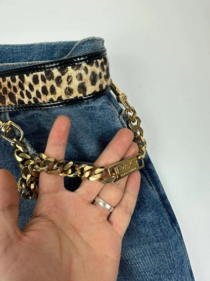 Dolce Gabbana 90’s Gold Wallet Chains