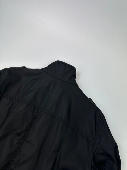 Prada Milano FW2009 Black Military Light Nylon Bomber Jacket
