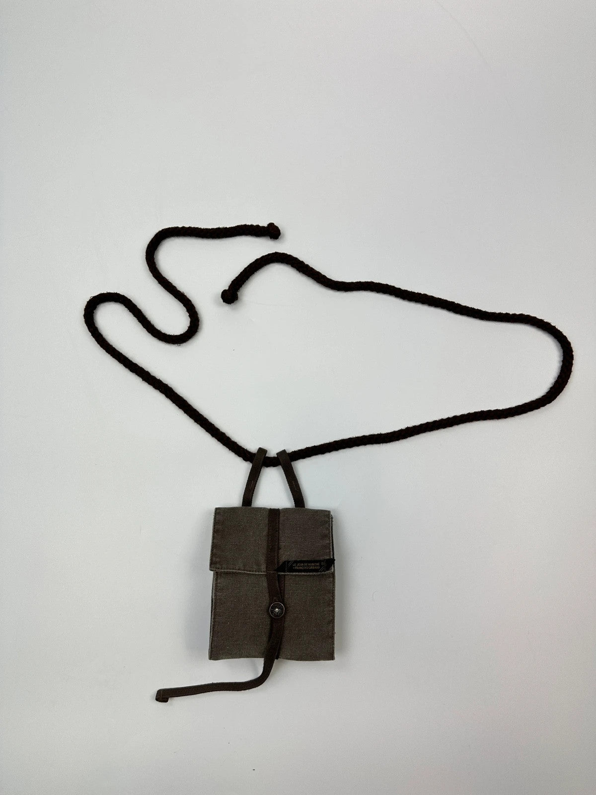 Marithé + François Girbaud 90’s Brown Canvas Everyday Pouch Bag