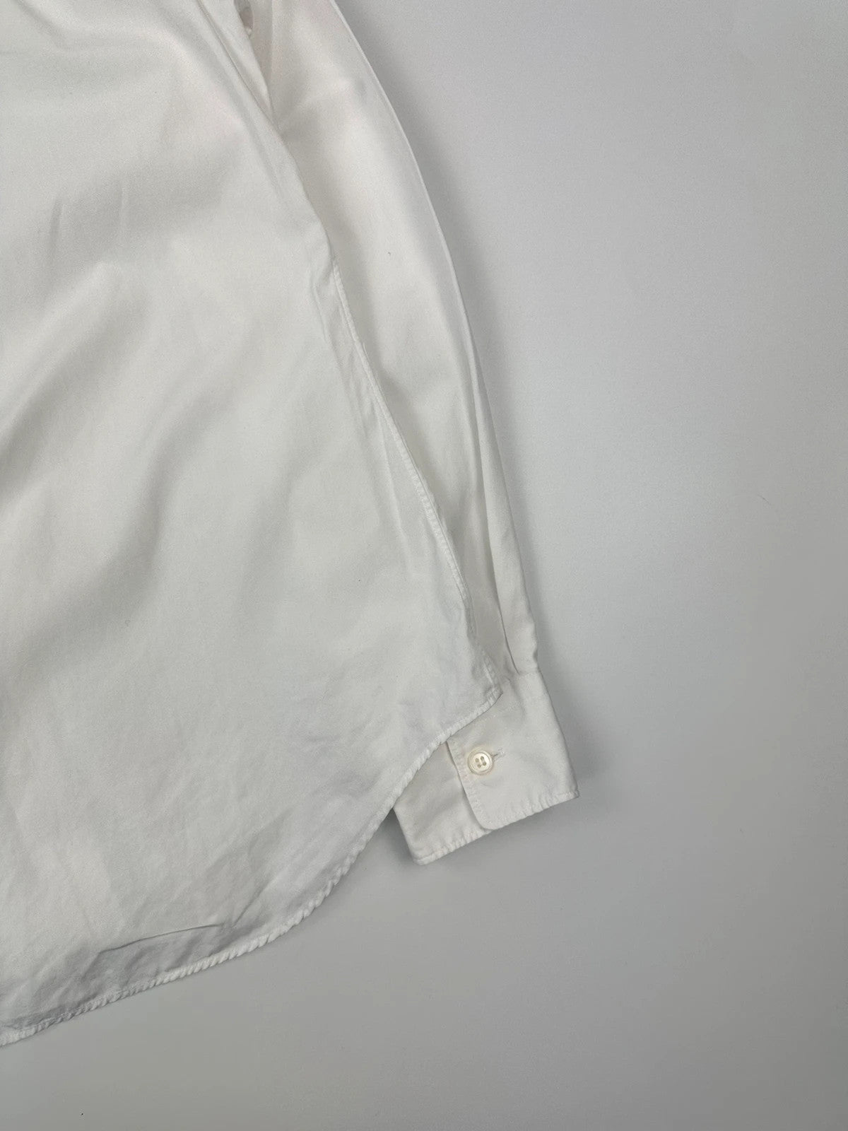 Comme Des Garçons 00’s White Cotton Simple  Dress Shirt
