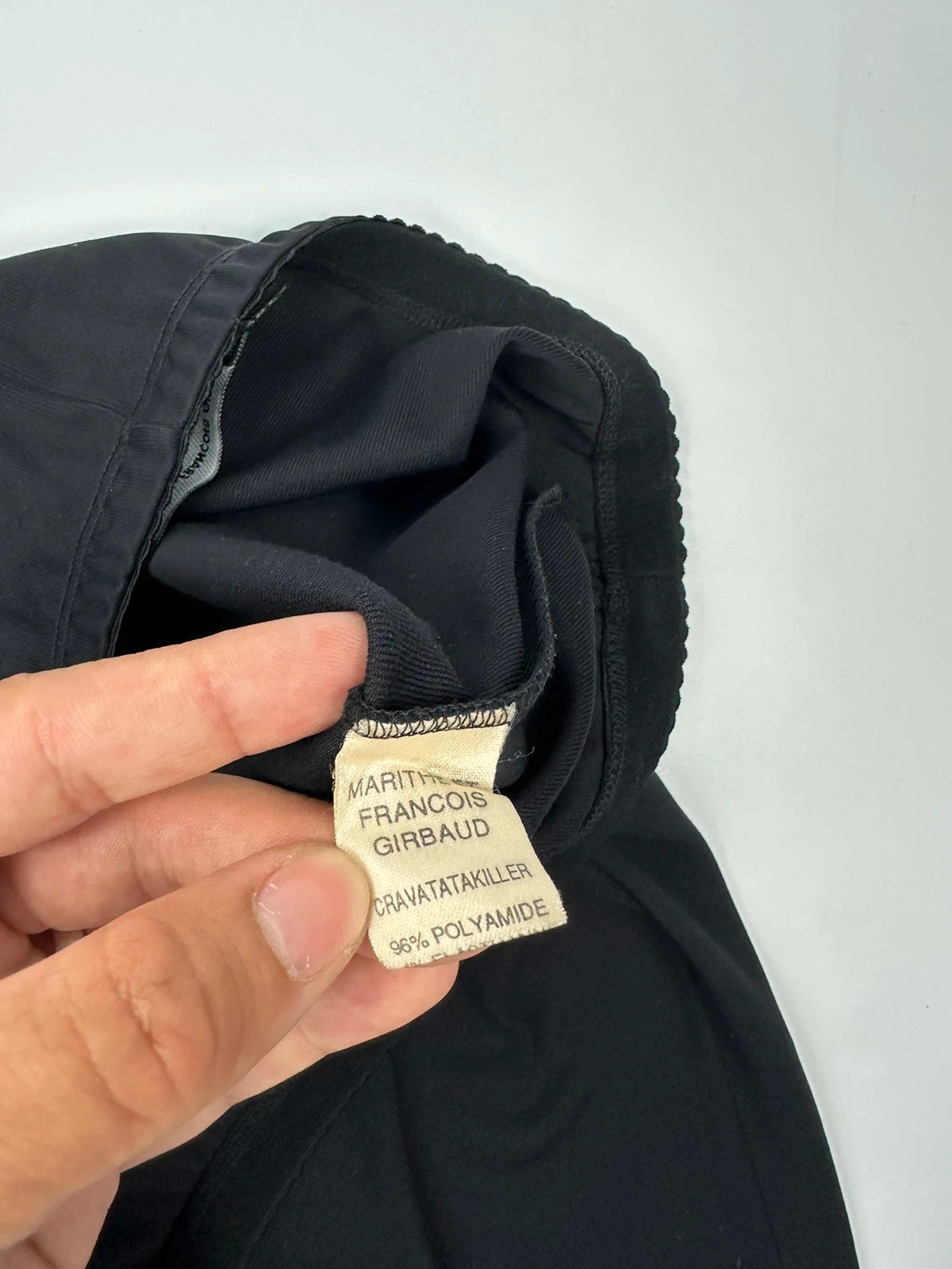 Marithé + Francois Girbaud 90’s Light Elastic Waist Dark Navy