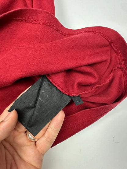 Prada Sport 00’s Red Burgundy Boxy Tee