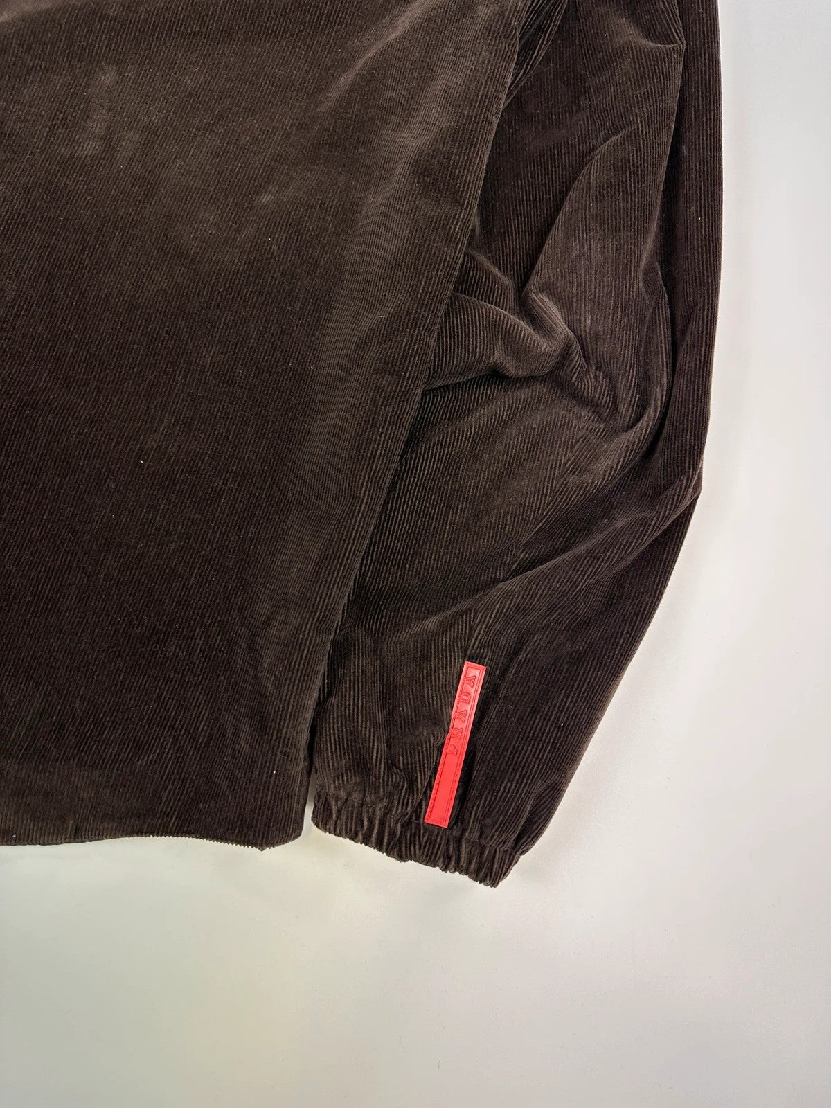 Prada Sport FW2004 Brown Padded Corduroy RedTab Jacket