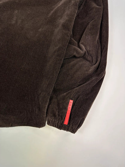 Prada Sport FW2004 Brown Padded Corduroy RedTab Jacket