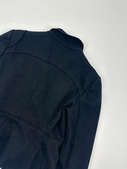 Prada Milano SS2007 Wool Black Blazer Jacket Casual