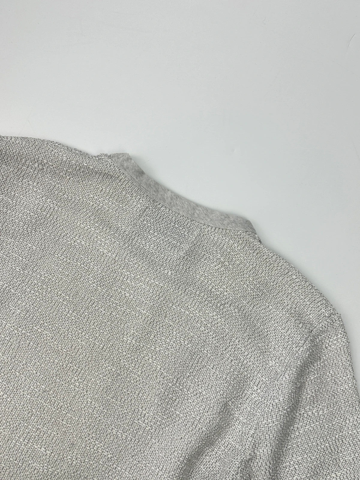Our Legacy SS2016 Grey Cotton Layer Knit Tee