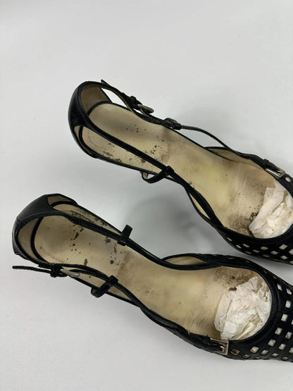 Prada 90’s Heels bumps escarpins talon bout pointu pointy toe