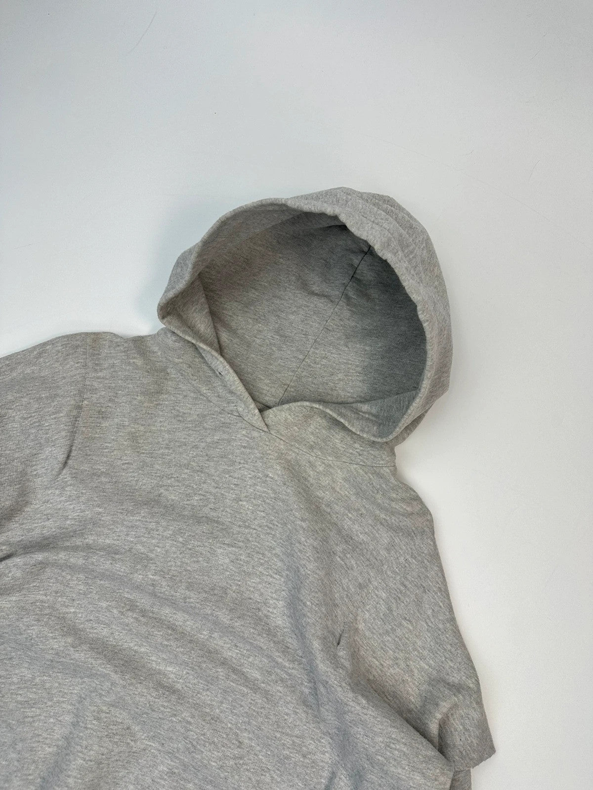 MM6 Margiela FW2017 Grey Hoodie Cuted Sleeves