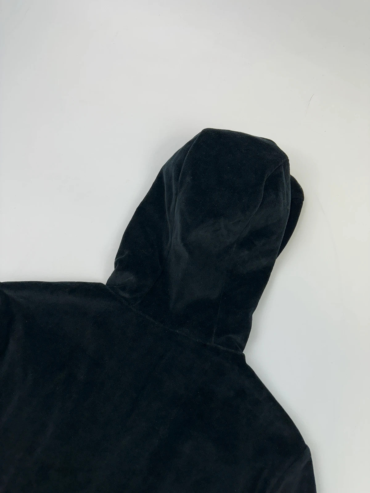 Prada Milano FW2019 Black Corduroy Hoodie Zip-Up Sweater