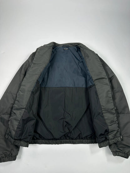 Miu Miu FW2007 Dark Khaki Padded Nylon Bomber Jacket