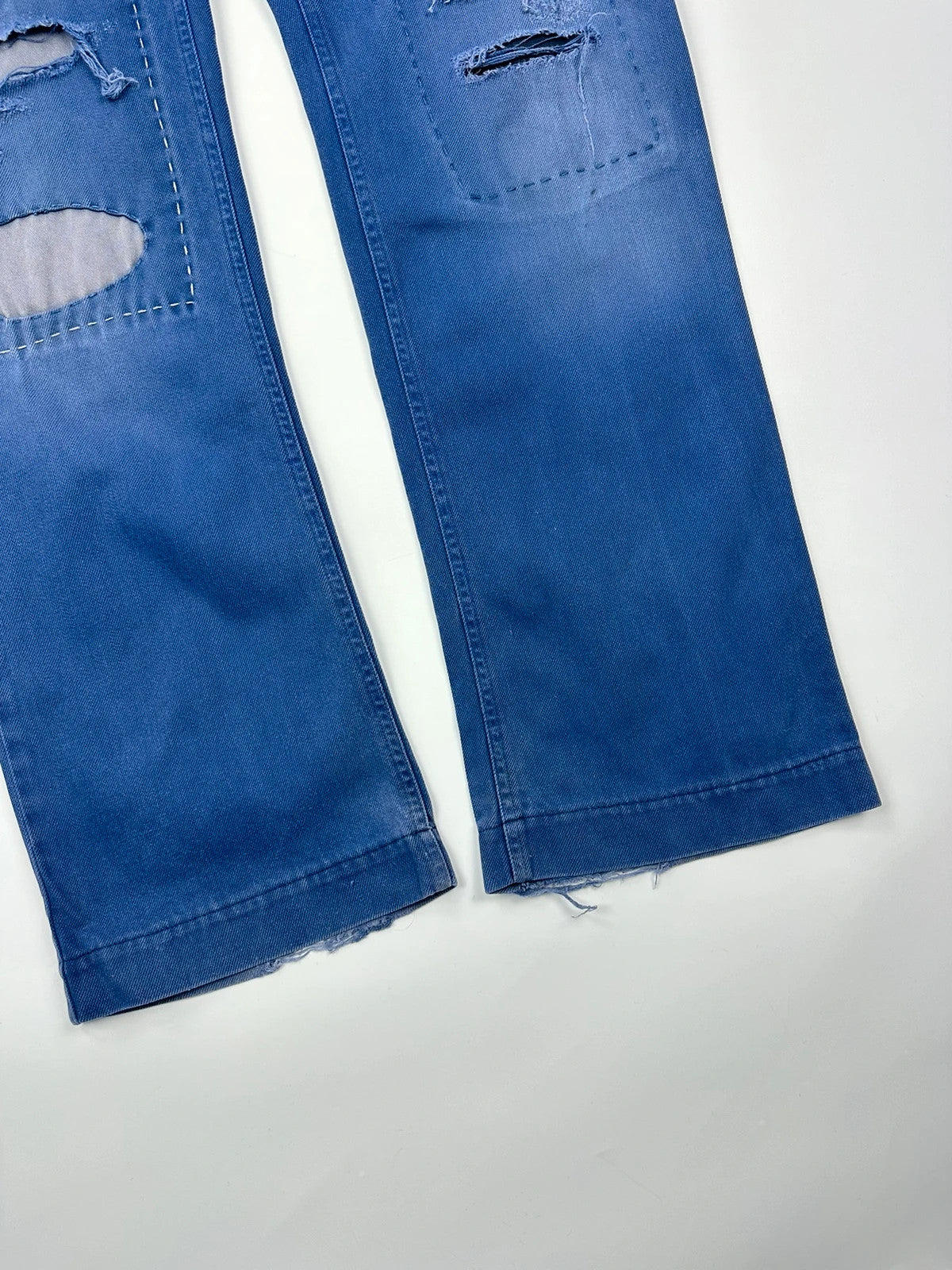 Dolce & Gabbana 00’s Repair French Blue WorkWear Denim Pants