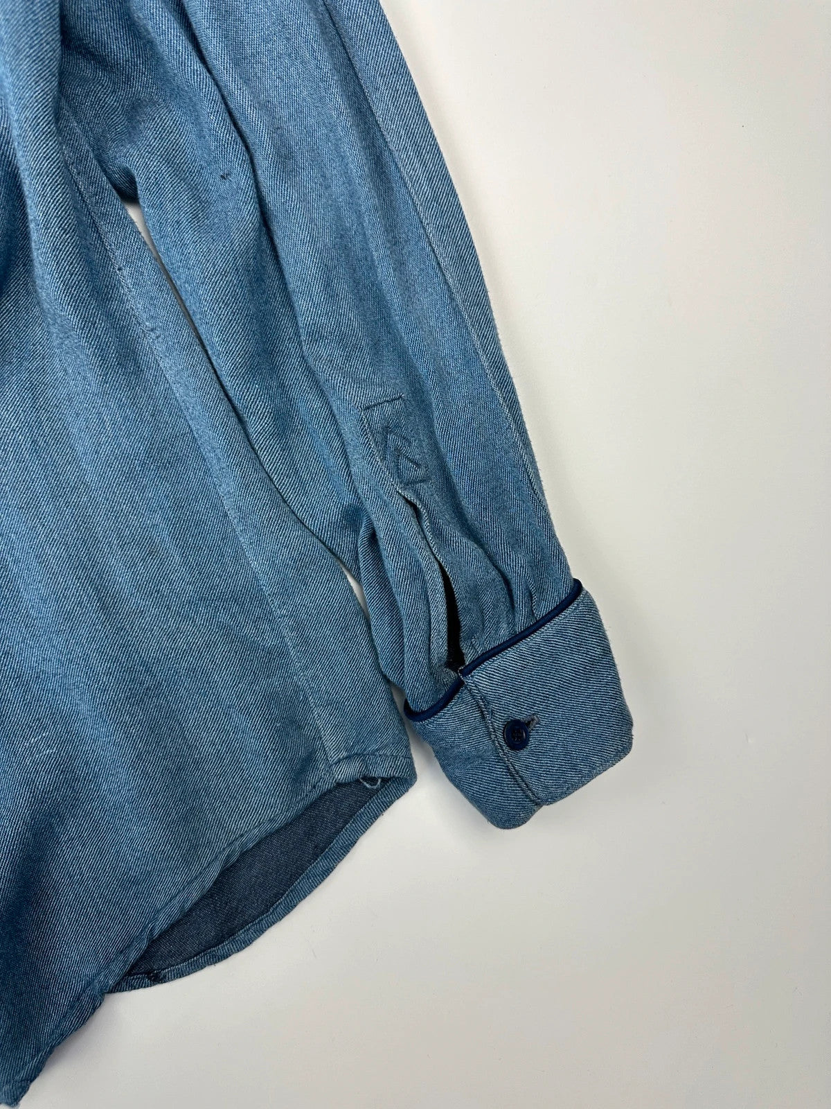 Marithé + François Girbaud 90’s Blue Oversized Shirt
