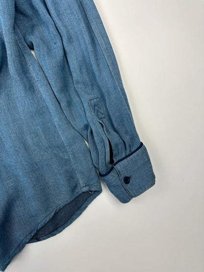 Marithé + François Girbaud 90’s Blue Oversized Shirt