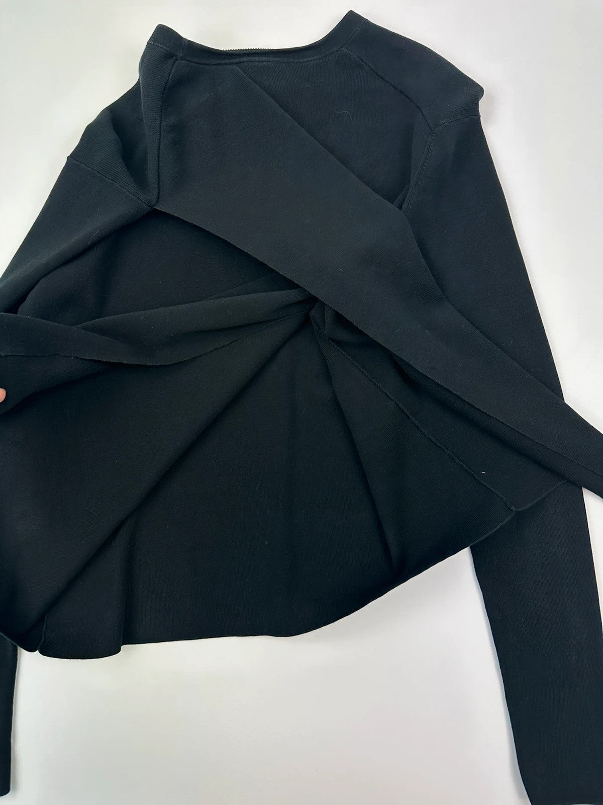 Acne Studio Back Structured Asymmetric Sweater