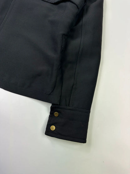 Dsquared 2 FW2004 Black Wool & Silk Cargo Multi Pocket Jacket