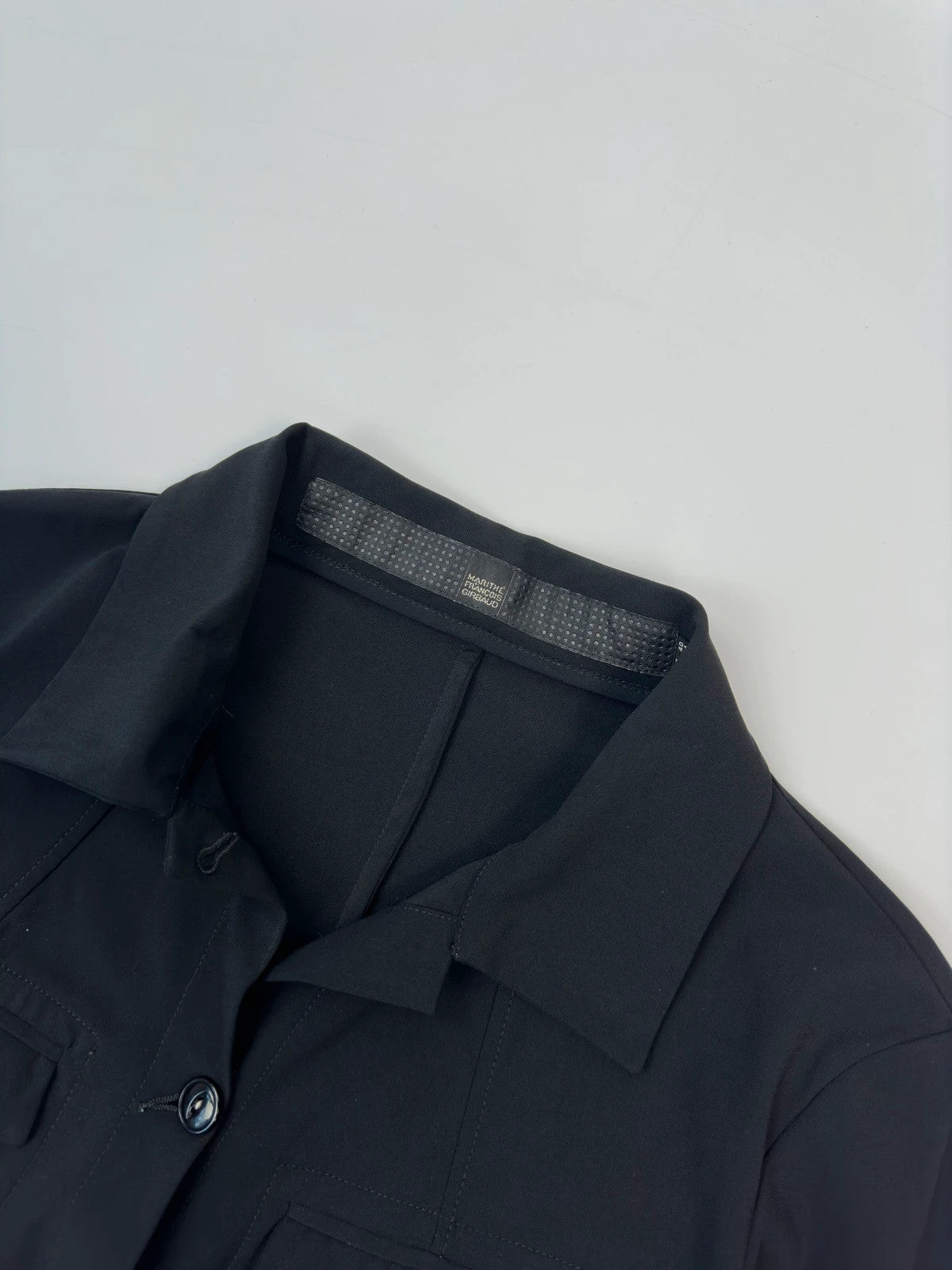 Marithé + Francois Girbaud 00’s Dark Navy Lycra Shirt Longsleeves